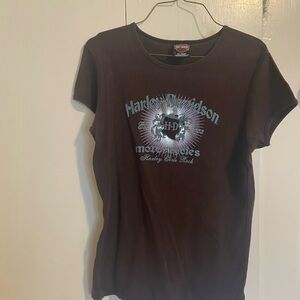 Harley-Davidson Brown Short Sleeve Tee